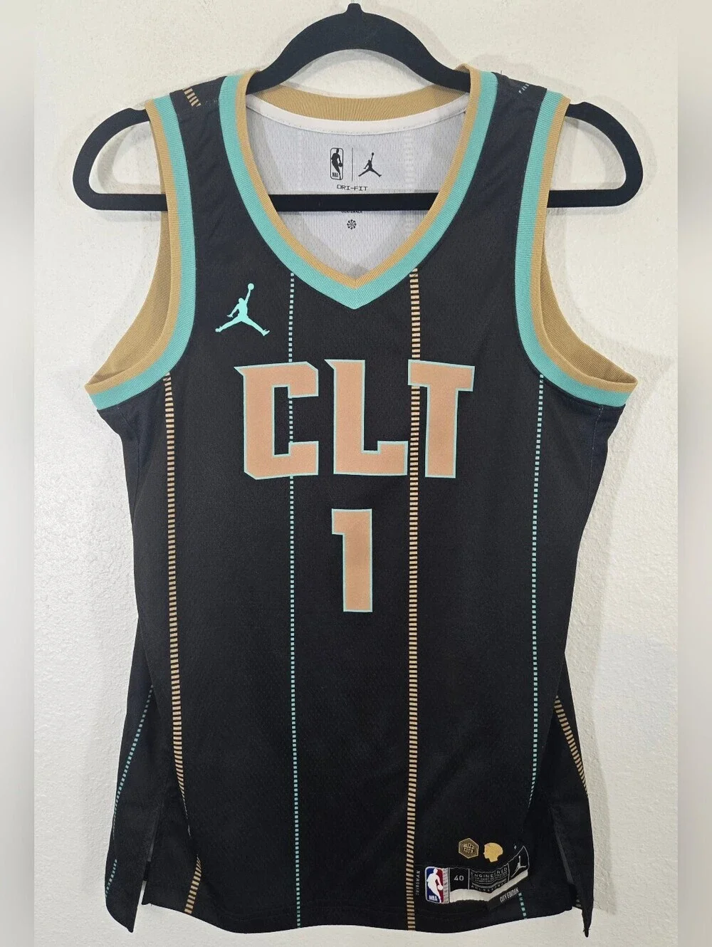 Nike LaMelo Ball Charlotte Hornets City Edition #1 NBA Jersey Basketball, Small